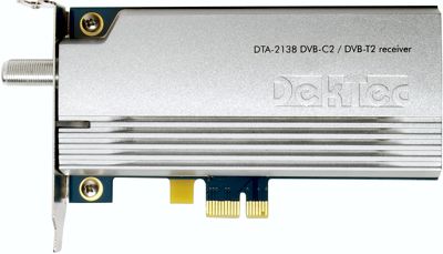 DTA-2138B - Single-Channel Cable/Terrestrial Receiver for PCIe