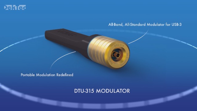 DTU-238 - DVB-T2/T/C, ISDB-T and ASI Probe for USB-2